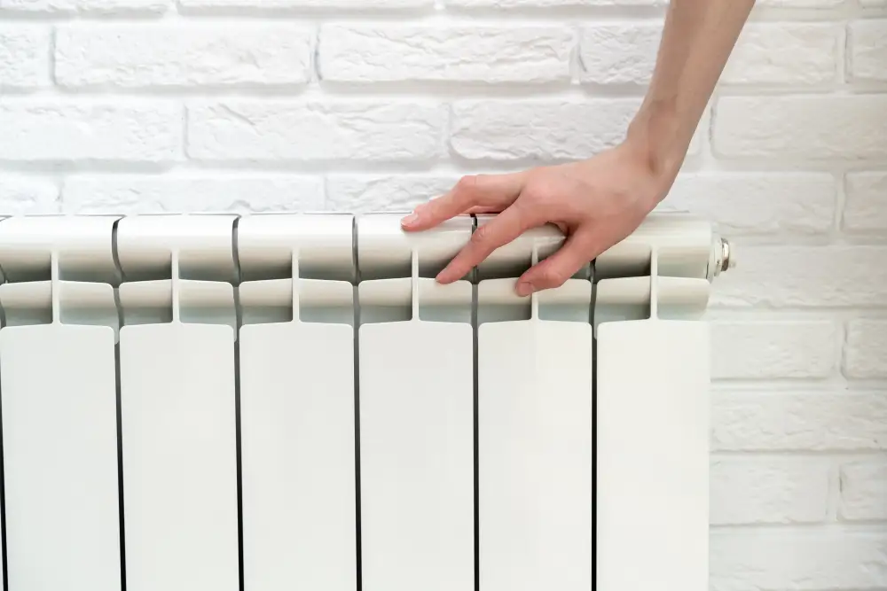 the-girl-keeps-her-hand-on-the-heating-radiator-to-check-is-turned-on-winter-heating-efficiency (1) the-girl-keeps-her-hand-on-the-heating-radiator-to-check-is-turned-on-winter-heating-efficiency (1)